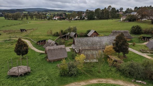 Blick auf das Freilichtmuseum